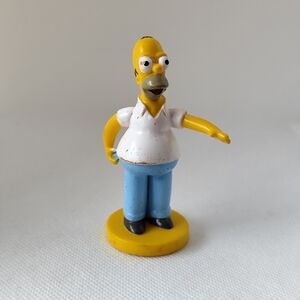 4/$20💥Homer Simpson 2003 Mini Figure Kellogg Promotional Toy The Simpsons